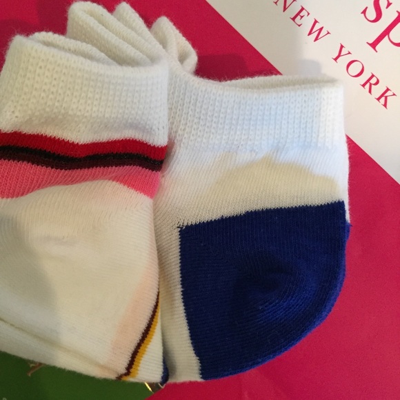 ⬇️⬇️ Kate Spade Multicolored Socks 3-Pack NWT - Picture 4 of 8